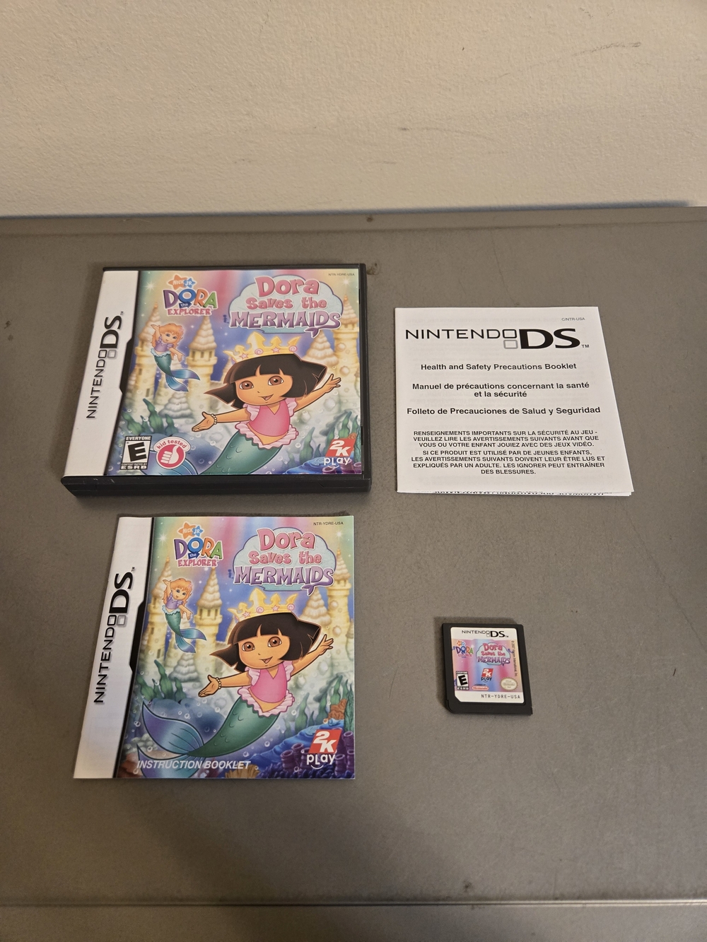 Nintendo DS Dora the Explorer Saves the Mermaids Video Game